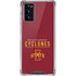 Iowa State University Athletic Text Galaxy Note20 5G Clear Case