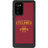 Iowa State University Athletic Text Galaxy Note20 5G Waterproof Case