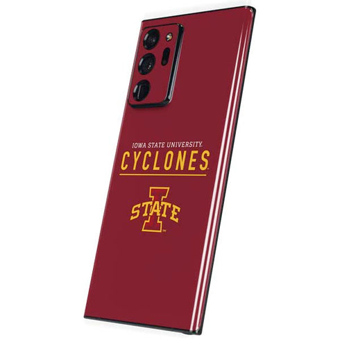 Iowa State University Athletic Text Galaxy Note20 Ultra 5G Skin