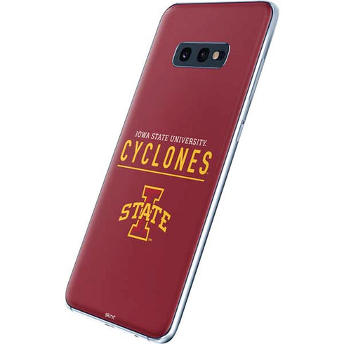 Iowa State University Athletic Text Galaxy S10e Skin