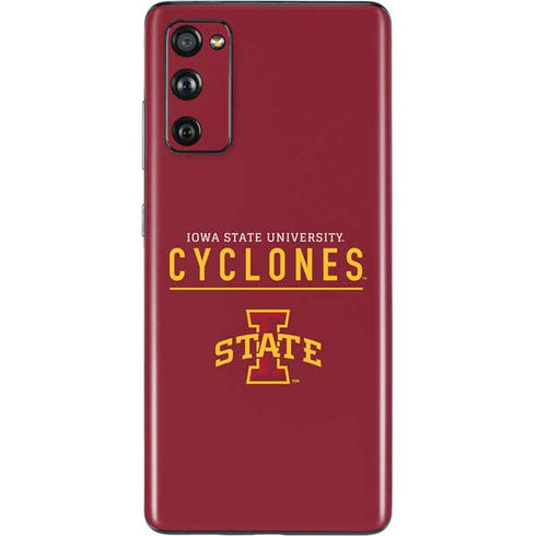 Iowa State University Athletic Text Galaxy S20 Fan Edition Skin
