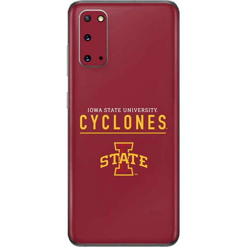 Iowa State University Athletic Text Galaxy S20 Skin