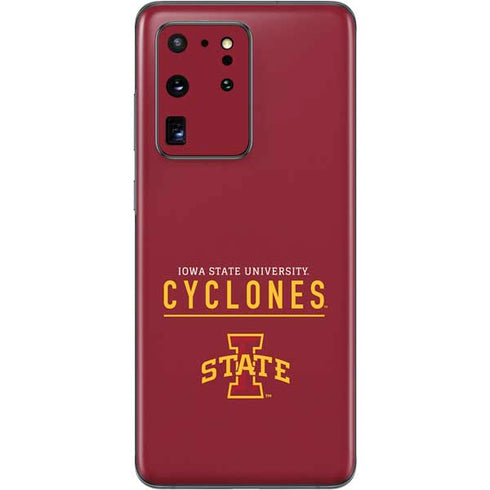 Iowa State University Athletic Text Galaxy S20 Ultra 5G Skin