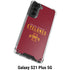 Iowa State University Athletic Text Galaxy S21 Plus 5G Clear Case
