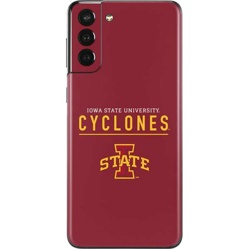 Iowa State University Athletic Text Galaxy S21 Plus 5G Skin