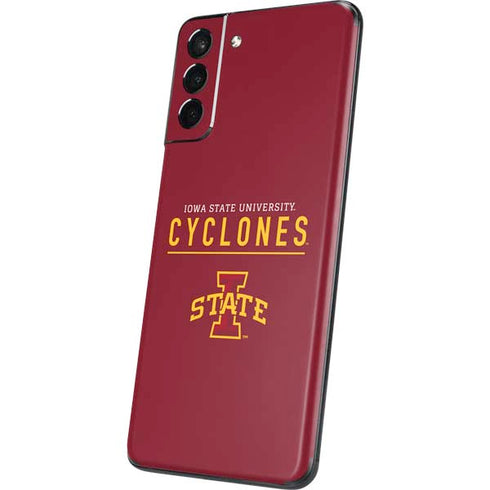 Iowa State University Athletic Text Galaxy S21 Plus 5G Skin