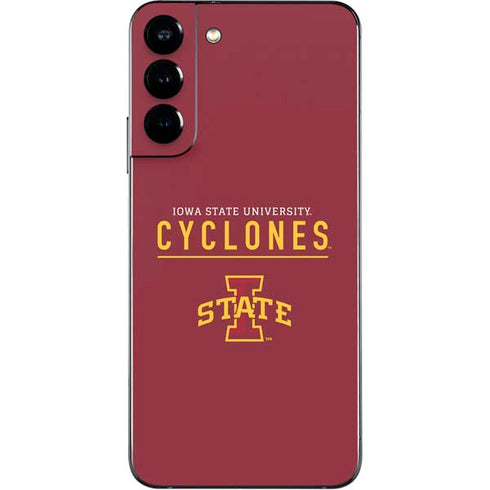 Iowa State University Athletic Text Galaxy S22 Plus Skin