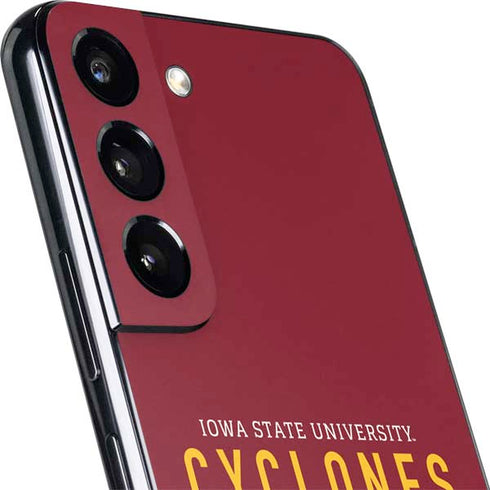 Iowa State University Athletic Text Galaxy S22 Skin