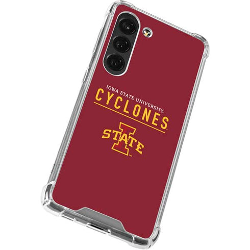 Iowa State University Athletic Text Galaxy S23 Clear Case