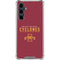 Iowa State University Athletic Text Galaxy S23 FE Clear Case