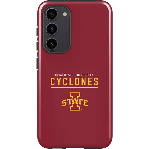 Iowa State University Athletic Text Galaxy S23 Plus Pro Case