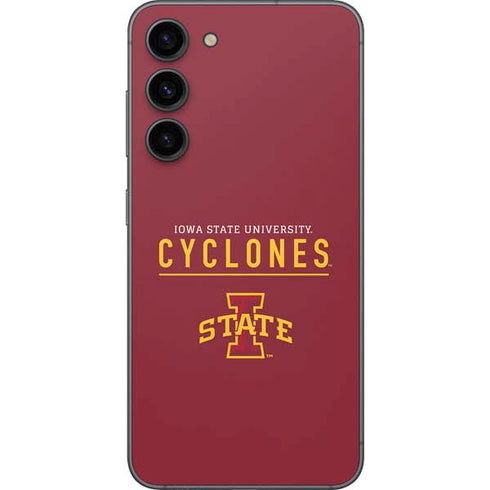 Iowa State University Athletic Text Galaxy S23 Plus Skin