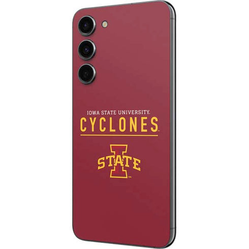 Iowa State University Athletic Text Galaxy S23 Plus Skin