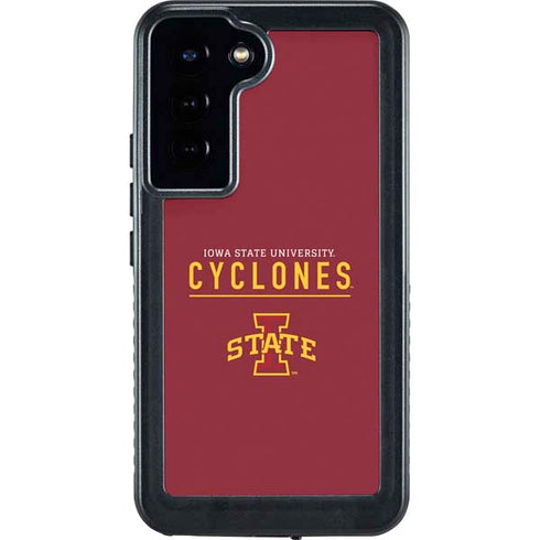 Iowa State University Athletic Text Galaxy S23 Plus Waterproof Case