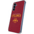 Iowa State University Athletic Text Galaxy S24 Clear Case