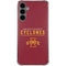 Iowa State University Athletic Text Galaxy S24 Plus Clear Case