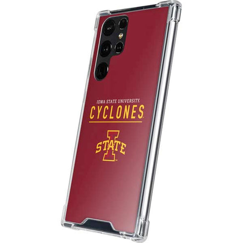 Iowa State University Athletic Text Galaxy S24 Ultra Clear Case