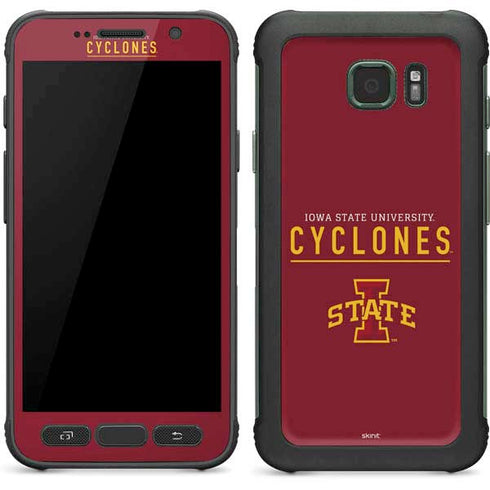 Iowa State University Athletic Text Galaxy S7 Active Skin