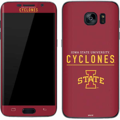 Iowa State University Athletic Text Galaxy S7 Skin
