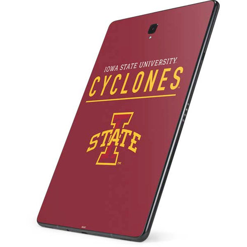 Iowa State University Athletic Text Samsung Galaxy Tab Skin