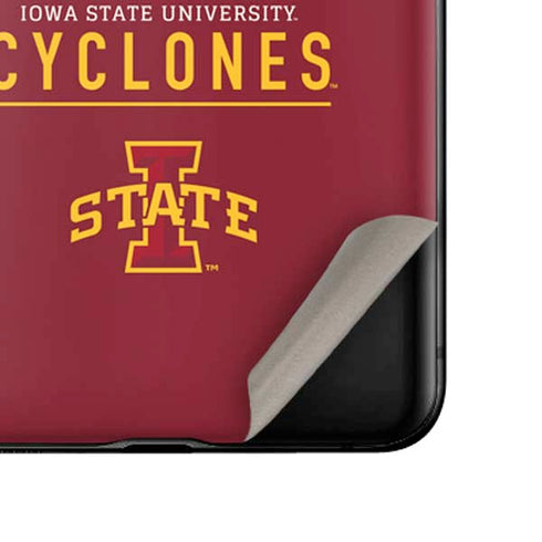 Iowa State University Athletic Text Galaxy Z Flip Skin