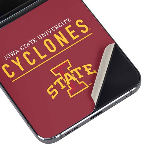 Iowa State University Athletic Text Galaxy Z Flip5 5G Skin