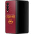 Iowa State University Athletic Text Galaxy Z Fold3 5G Skin