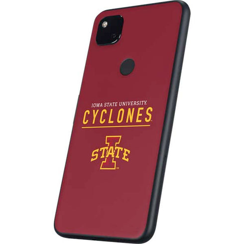 Iowa State University Athletic Text Google Pixel 4a Skin