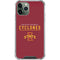 Iowa State University Athletic Text iPhone 11 Pro Max Clear Case
