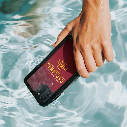Iowa State University Athletic Text iPhone 11 Pro Max Waterproof Case