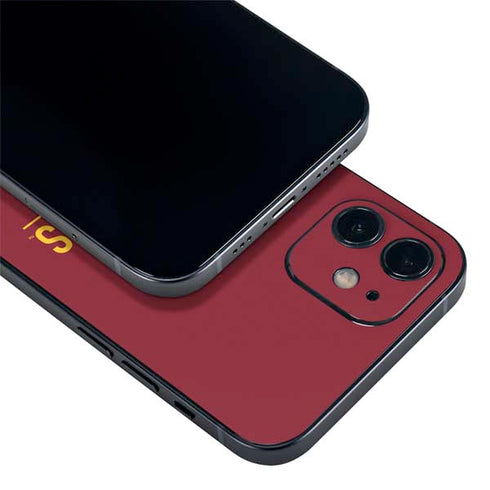 Iowa State University Athletic Text iPhone 12 Mini Skin