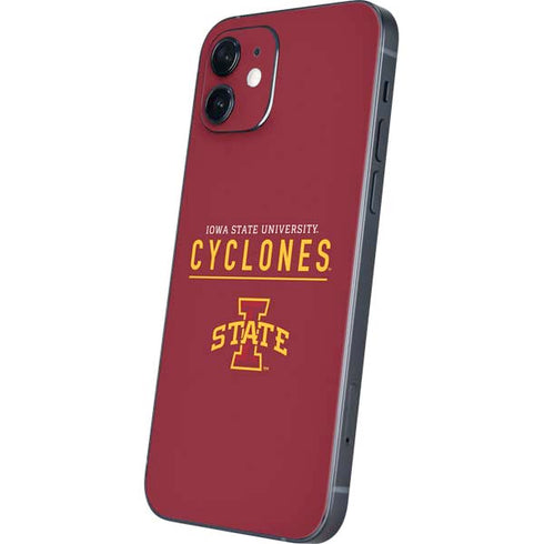 Iowa State University Athletic Text iPhone 12 Mini Skin