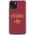 Iowa State University Athletic Text iPhone 13 Clear Case