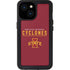Iowa State University Athletic Text iPhone 13 Mini Waterproof Case