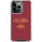 Iowa State University Athletic Text iPhone 13 Pro Clear Case