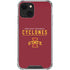 Iowa State University Athletic Text iPhone 14 Clear Case