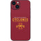 Iowa State University Athletic Text iPhone 15 Plus Skin