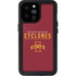 Iowa State University Athletic Text iPhone 14 Pro Max Waterproof Case