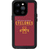 Iowa State University Athletic Text iPhone 14 Pro Waterproof Case