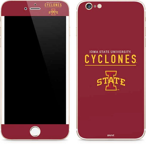Iowa State University Athletic Text iPhone 6/6s Plus Skin