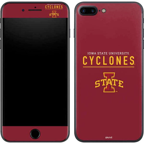 Iowa State University Athletic Text iPhone 8 Plus Skin