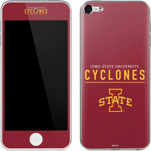 Iowa State University Athletic Text Apple iPod Skin