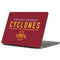 Iowa State University Athletic Text Apple MacBook Pro 13-inch Skin