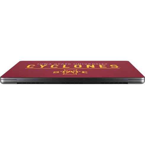 Iowa State University Athletic Text MacBook Pro 14in (2021-24) Skin