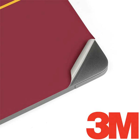 Iowa State University Athletic Text Apple MacBook Pro 15-inch Skin