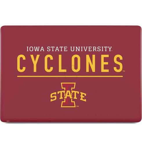 Iowa State University Athletic Text Apple MacBook Pro 15-inch Skin