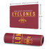 Iowa State University Athletic Text Gaming Mouse Pad