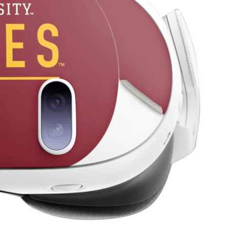 Iowa State University Athletic Text Meta Quest 3 Skin