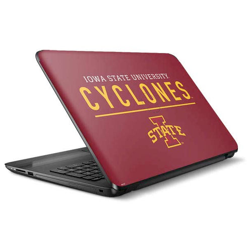 Iowa State University Athletic Text HP Notebook Skin