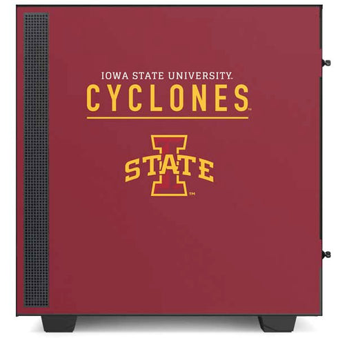 Iowa State University Athletic Text NZXT H510 Compact ATX Mid-Tower Case Skin